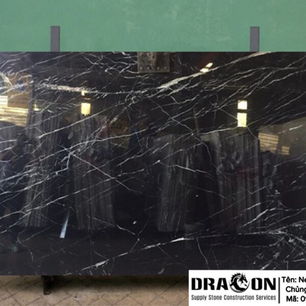 Đá Marble Negro Marquina