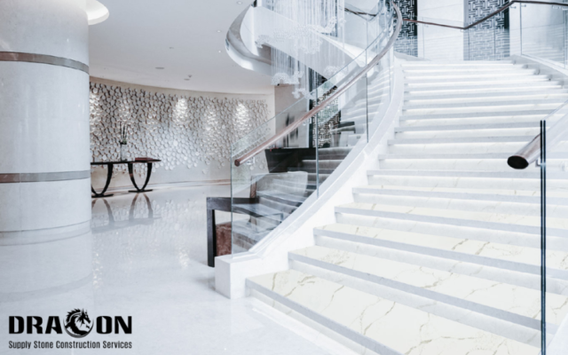 Đá nhân tạo ốp cầu thang