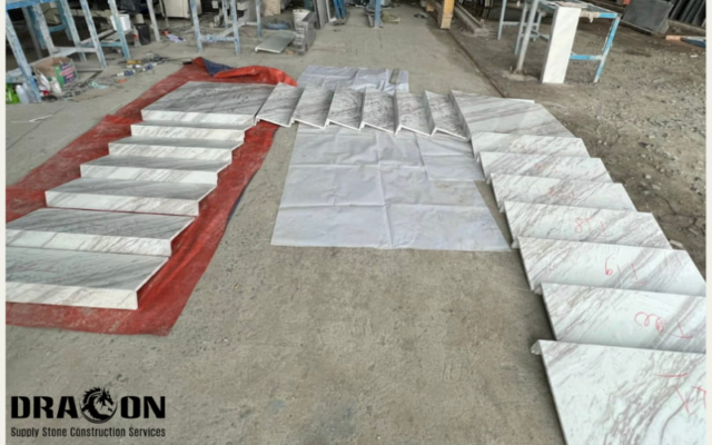 thi công đá ốp tam cấp