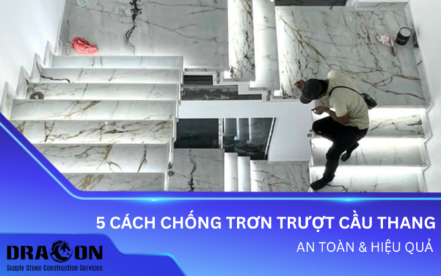 cách chống trơn trượt cầu thang