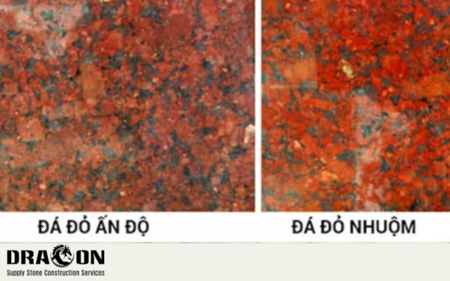 phân biệt đá granite tự nhiên và nhuộm