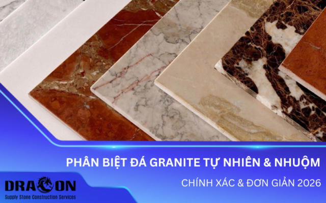phân biệt đá granite tự nhiên và nhuộm